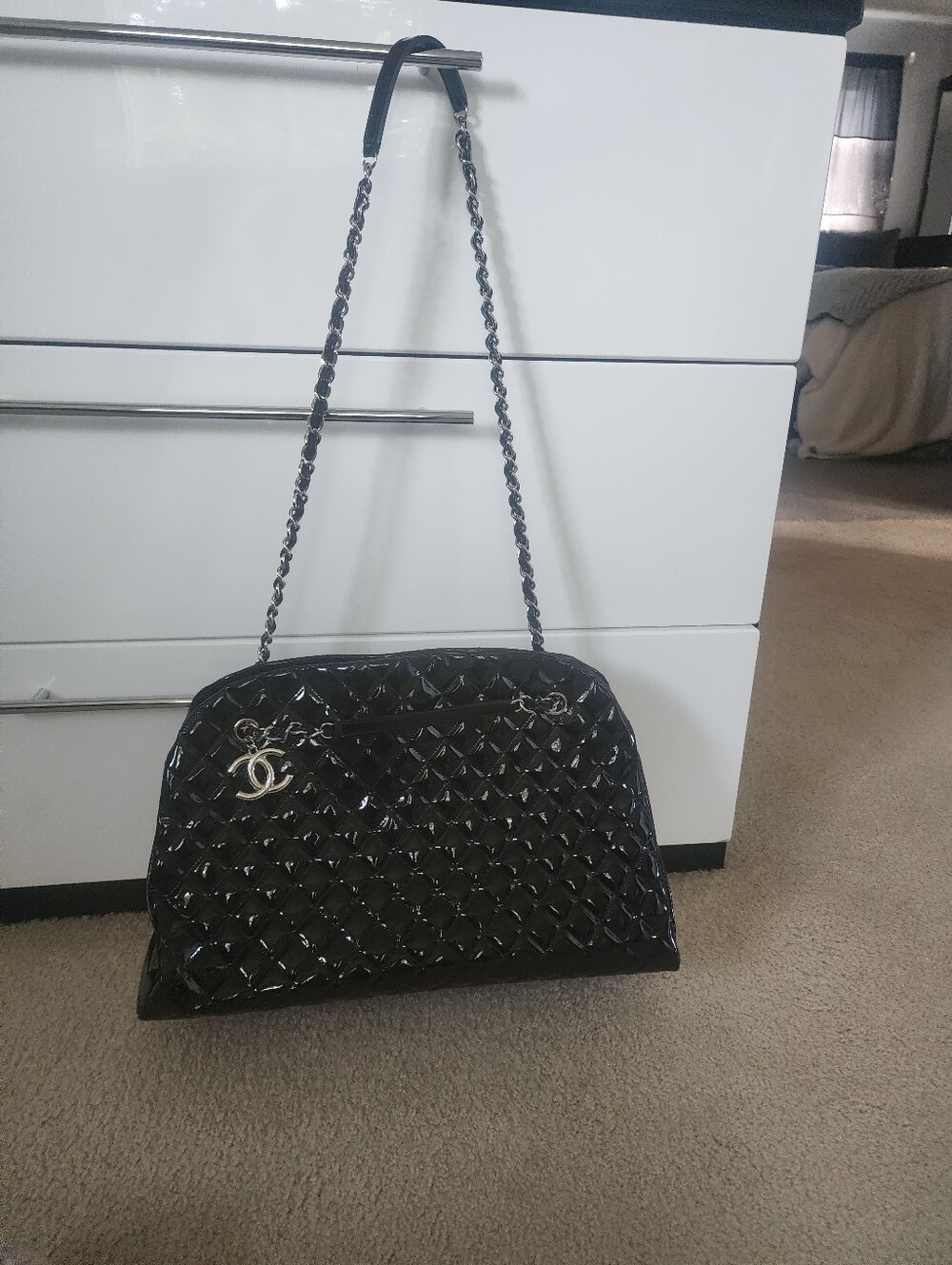 Chanel Black Large Quilted Mademoiselle Bag - Picture 3 of 16